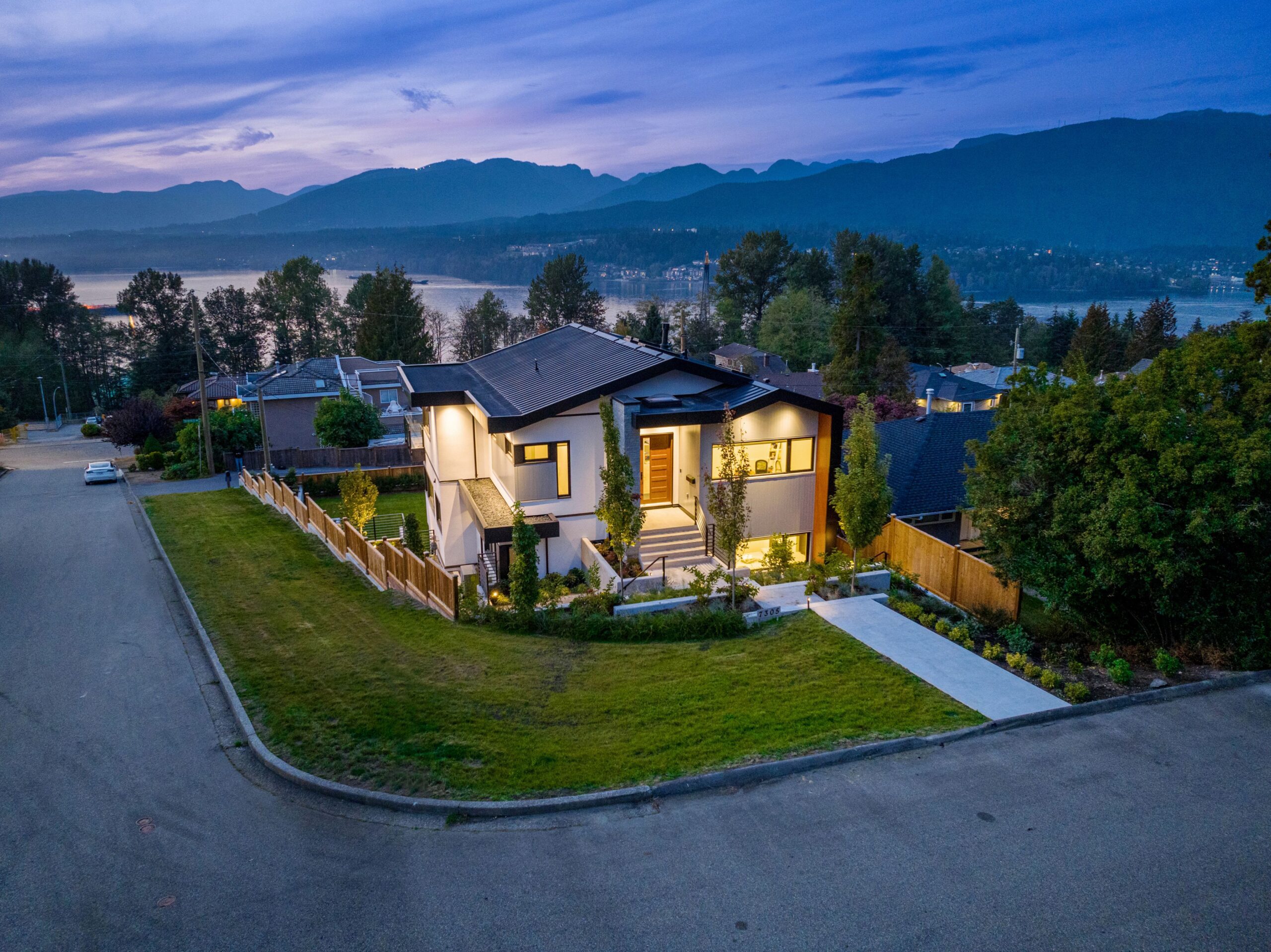 Award-winning custom home with a view