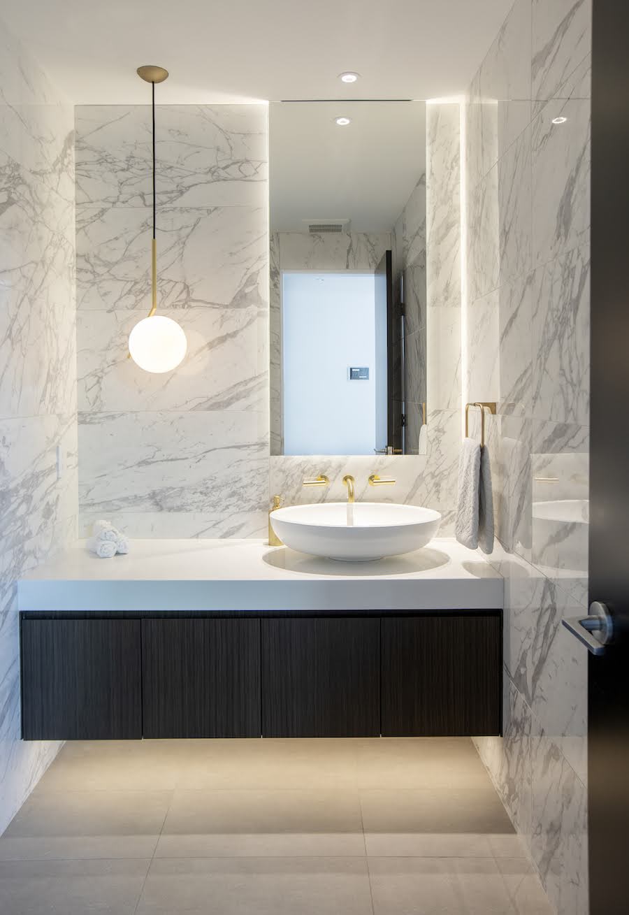 Belmonte Modern Home Powder Room
