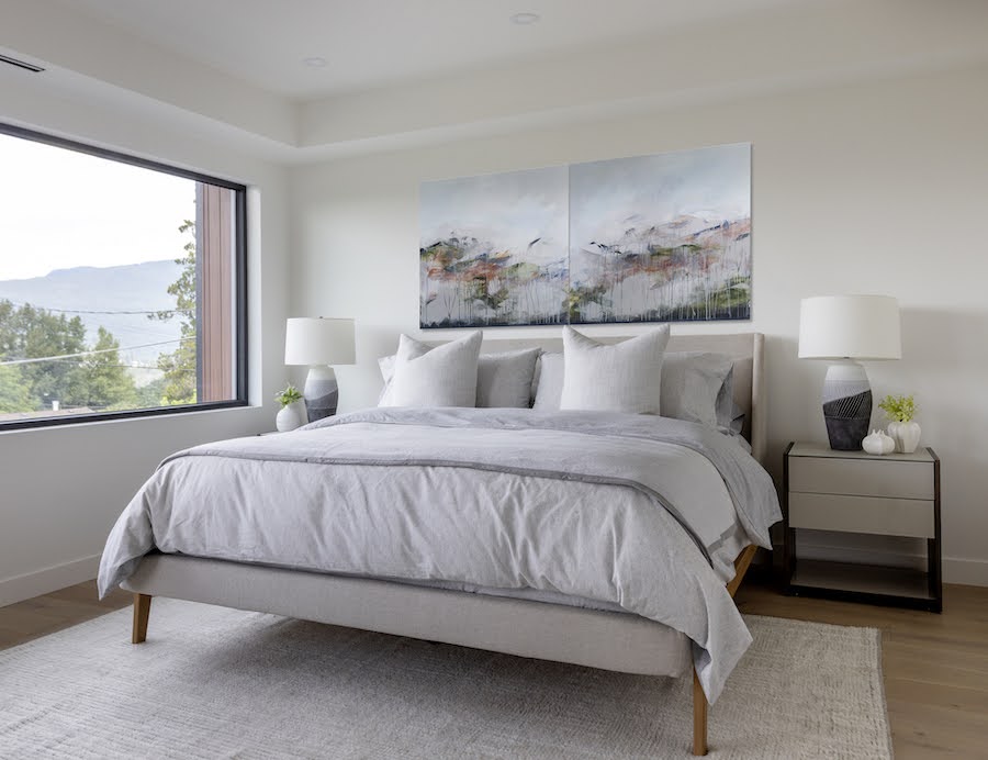 Braeside Modern Home Master Bedroom