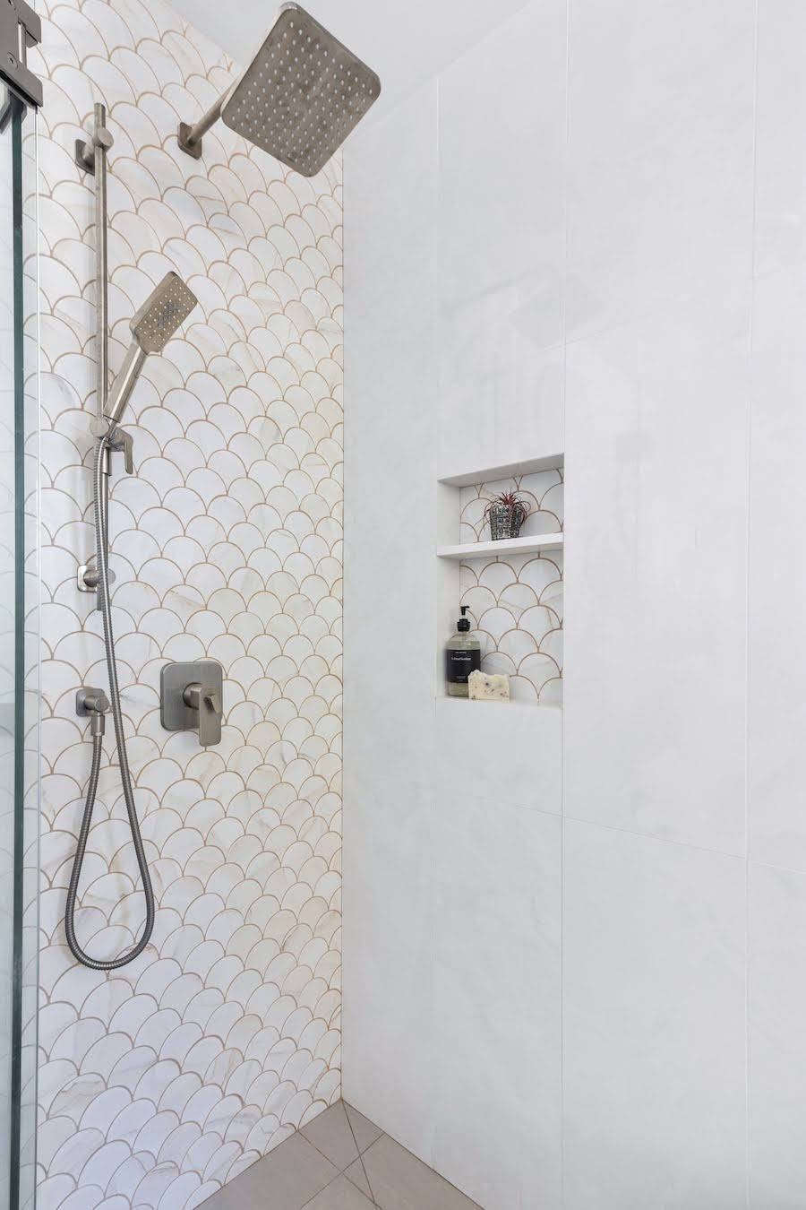 Huntingdon Modern Farmhouse Master Shower