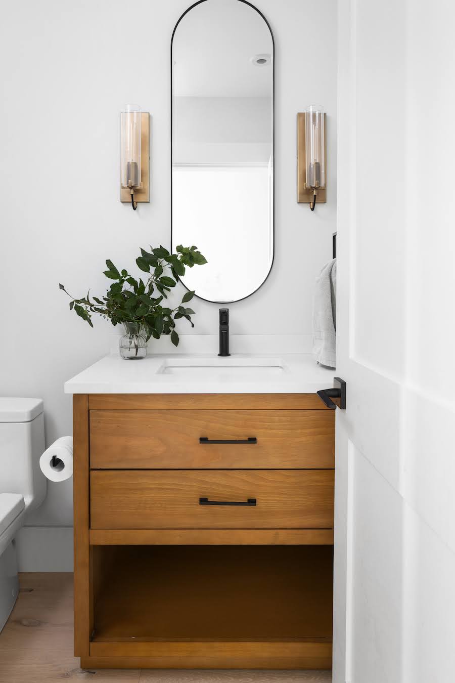 Huntingdon Modern Farmhouse Powder Room