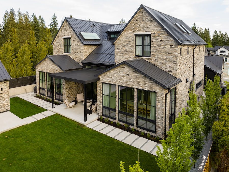 Scandia Modern Farmhouse Daytime Exterior Back