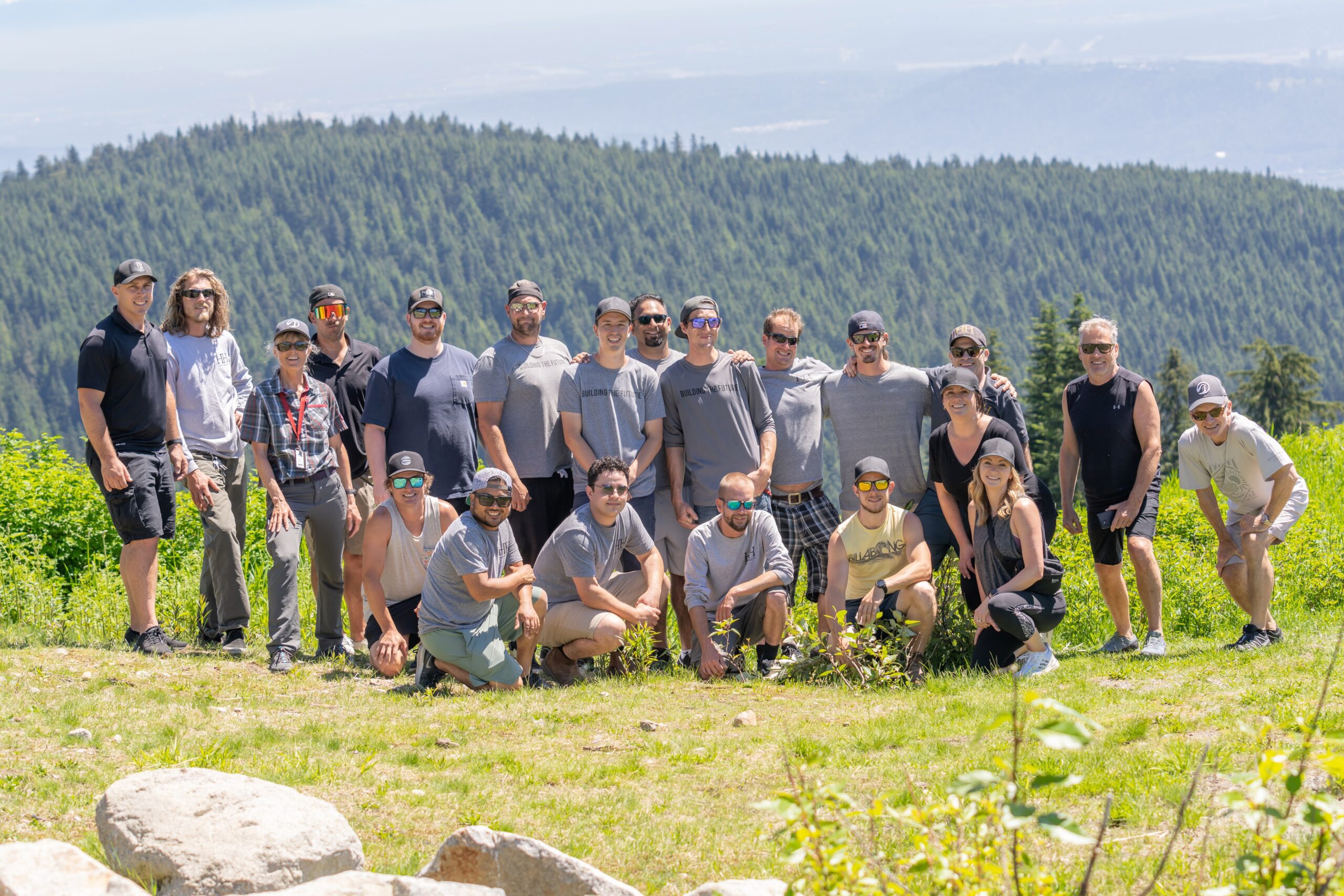 Team Hasler Team Building Day Grouse Mountain