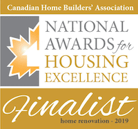 CHBA National Awards for Housing Excellence - Home Renovation Finalist 2019