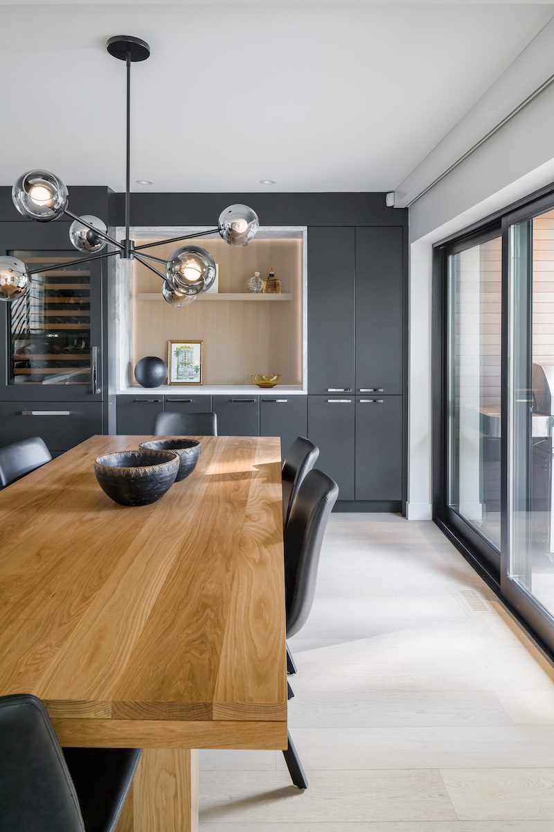 Canyon Lynn Valley Dining Room Vignette Hasler Homes North Vancouver