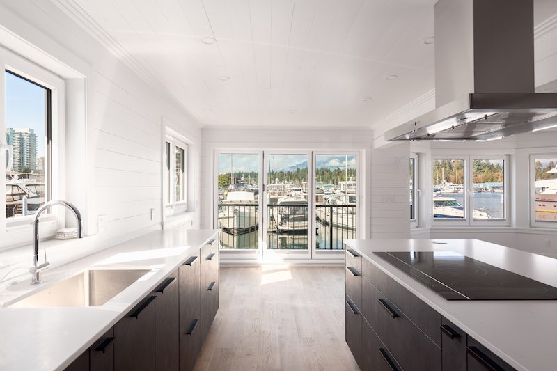 Firewater - Coal Harbour Marina custom kitchen renovation