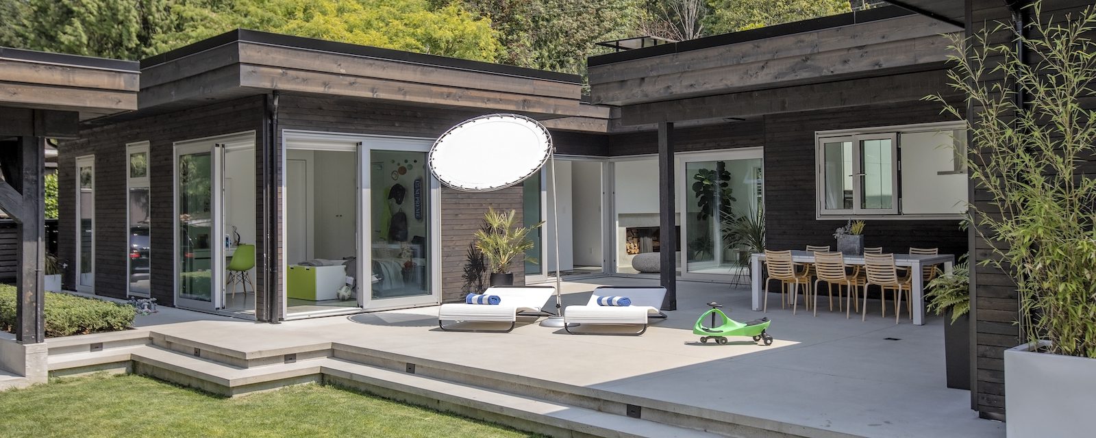 Gleneagles Exterior Backyard Custom Home Hasler Homes