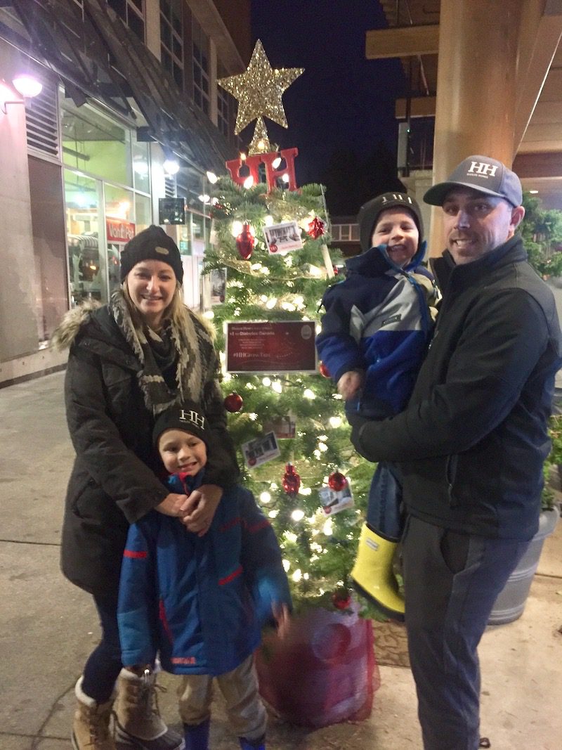Natalie and Greg Hasler with their children