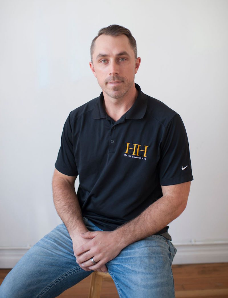 Greg Hasler - owner of North Shore construction company Hasler Homes