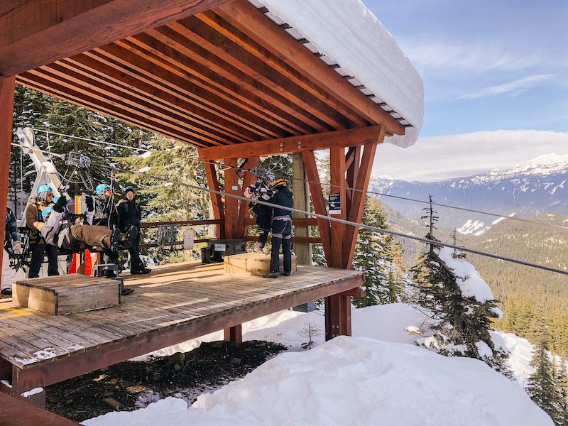 Whistler ziplining for Team Hasler of Hasler Homes