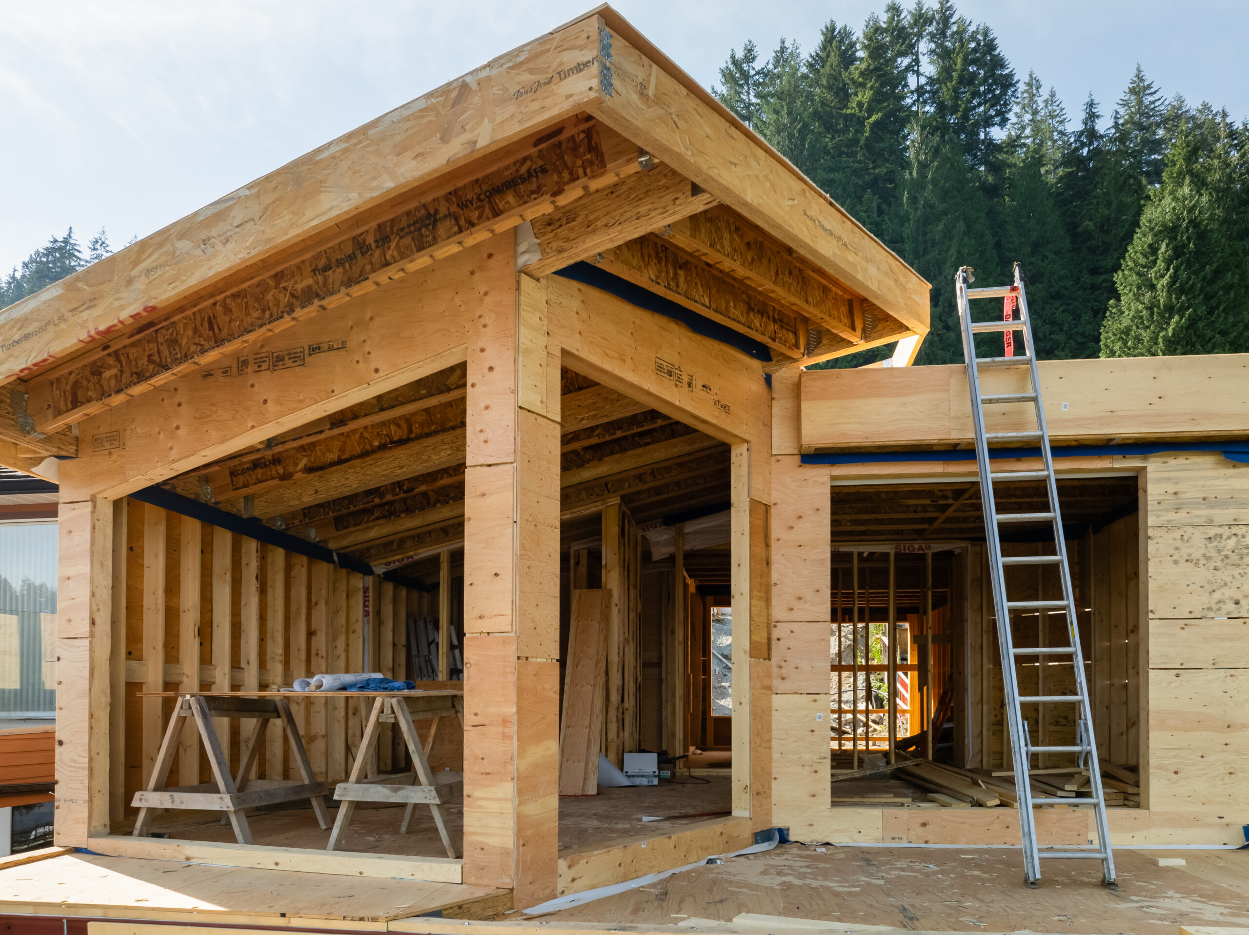 Visual representation of construction terminology at Hasler Homes’ construction site