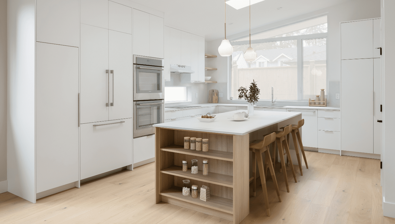 Twenty-Two coach house kitchen by Hasler Homes