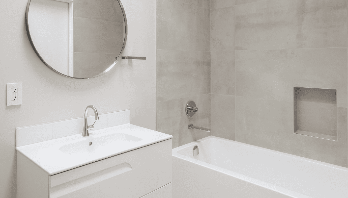 Twenty-Two powder room by Hasler Homes