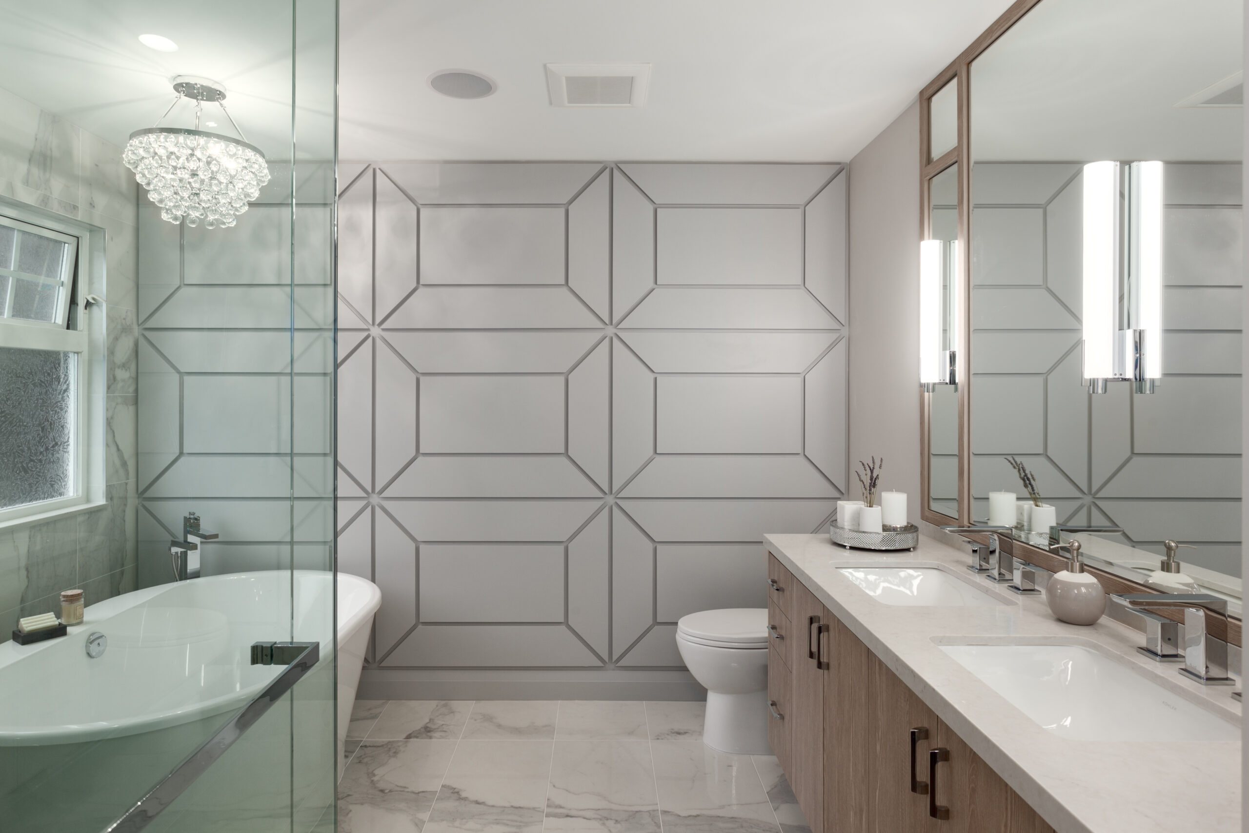Spa-inspired bathroom renovation by Hasler Homes