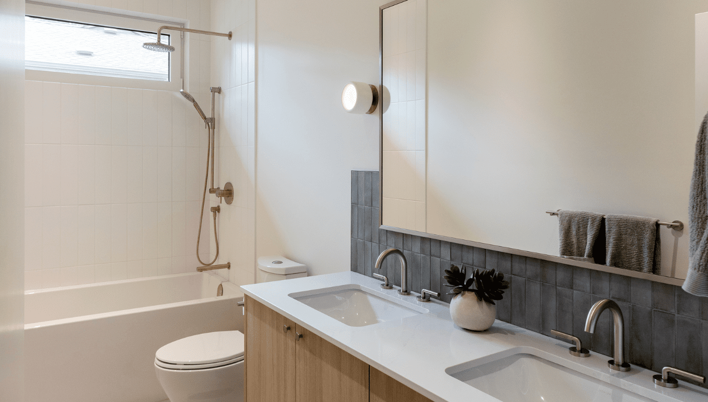 Brightwater bathroom reno