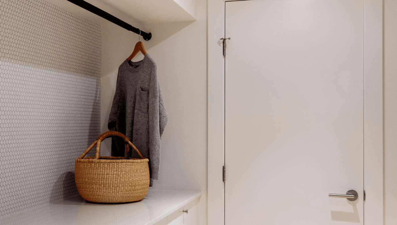 Laundry room at Brightwater renovation