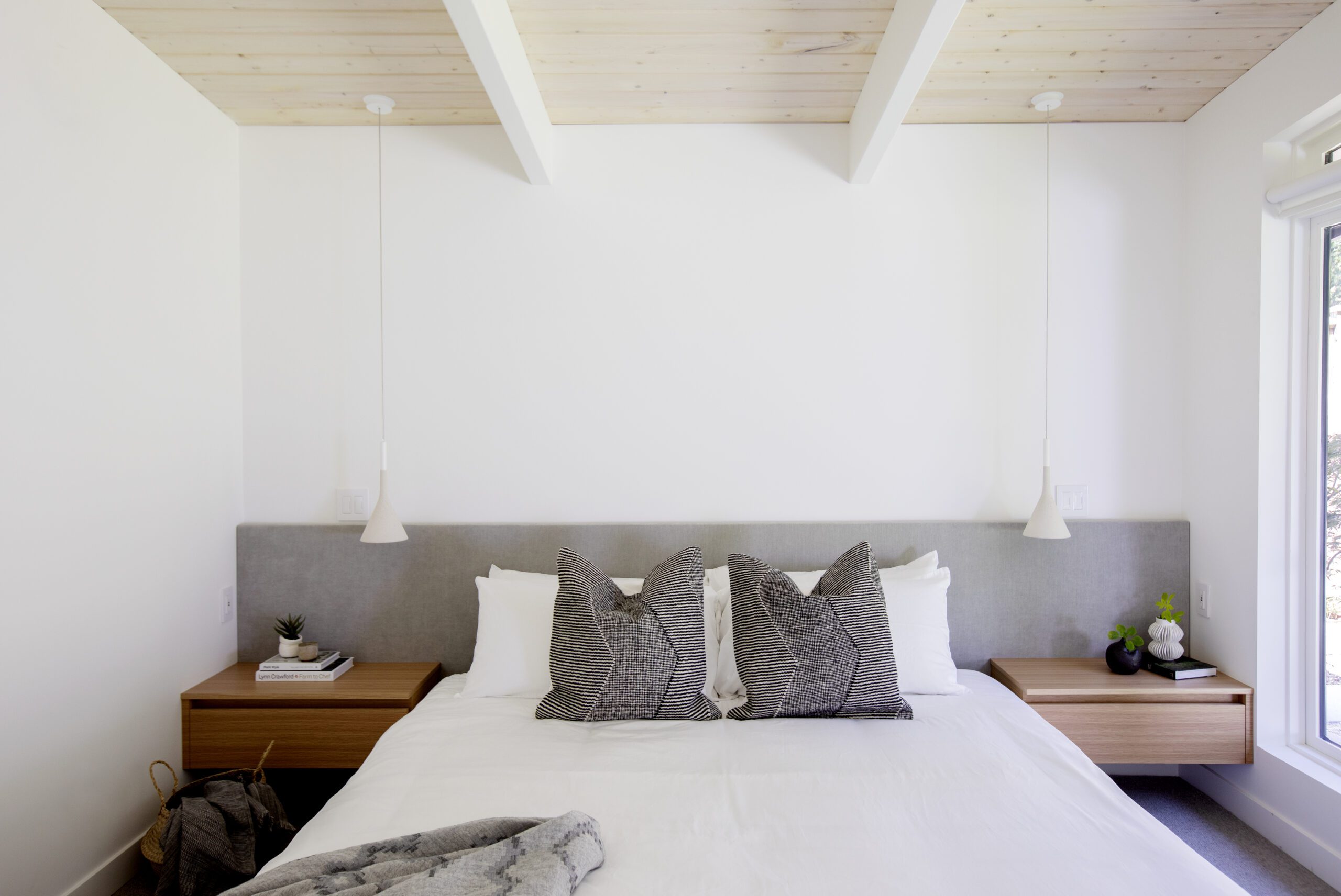 Primary bedroom at Edgemont home renovation