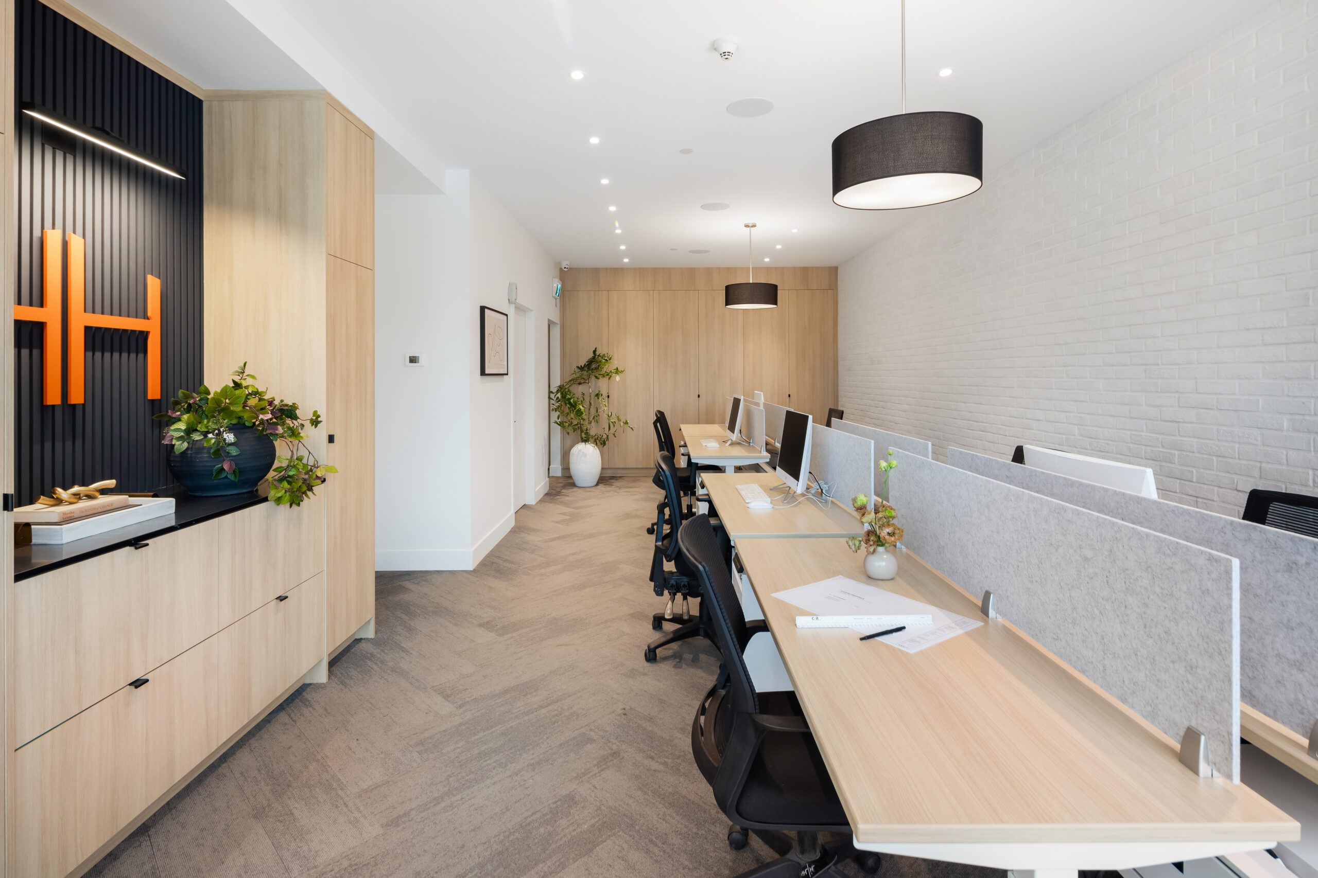Interior of the Hasler Homes office in North Vancouver