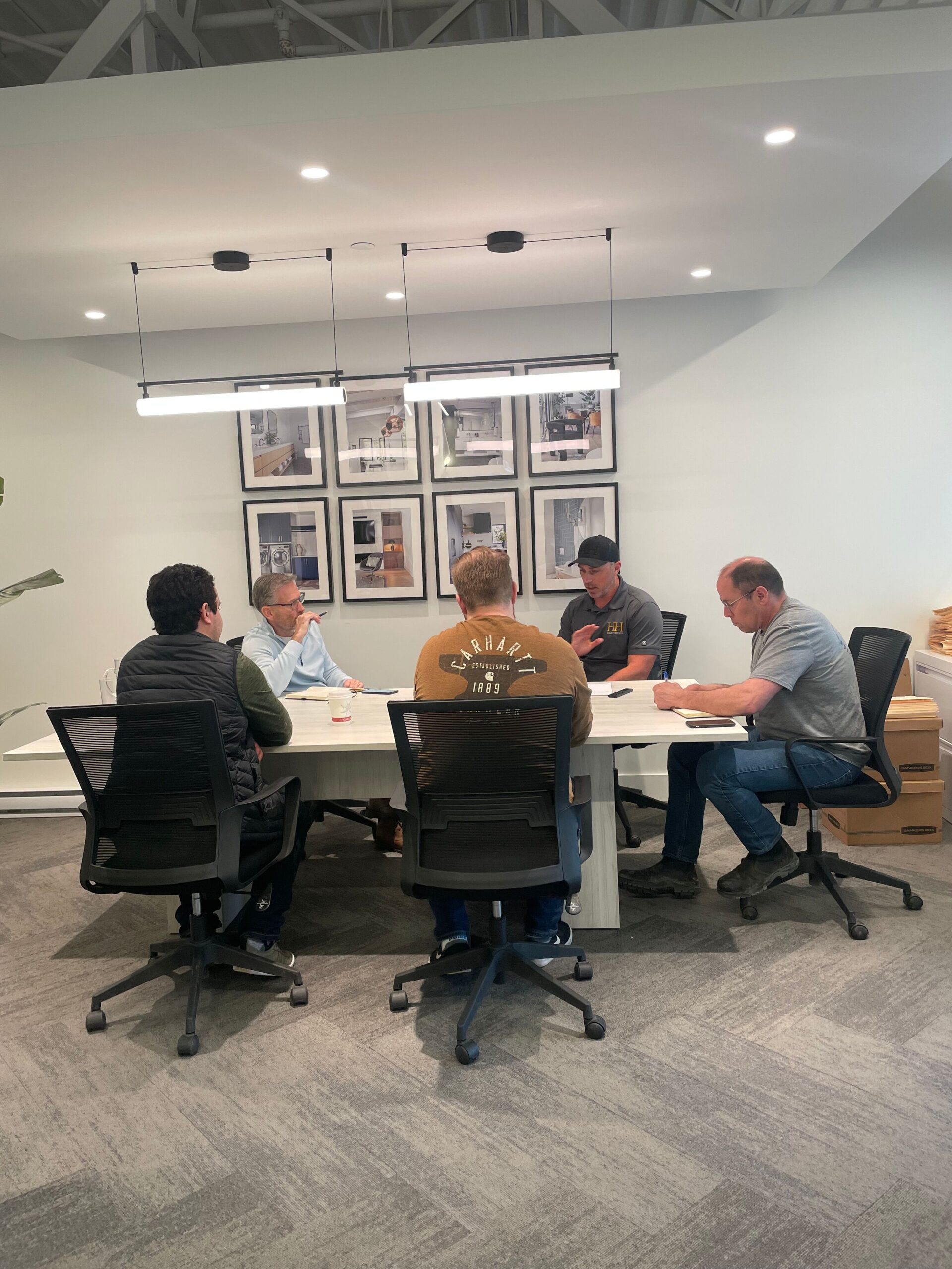 Greg Hasler and team explaining how to plan a home renovation timeline